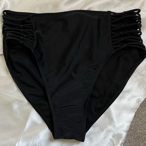 Xhilaration strappy sides high waisted bikini bottom